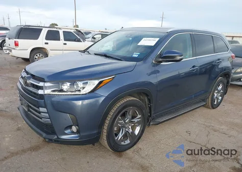 2018 Toyota Highlander Limited Platinum z USA, uszkodzony, nr VIN 5TDDZRFH2JS842877